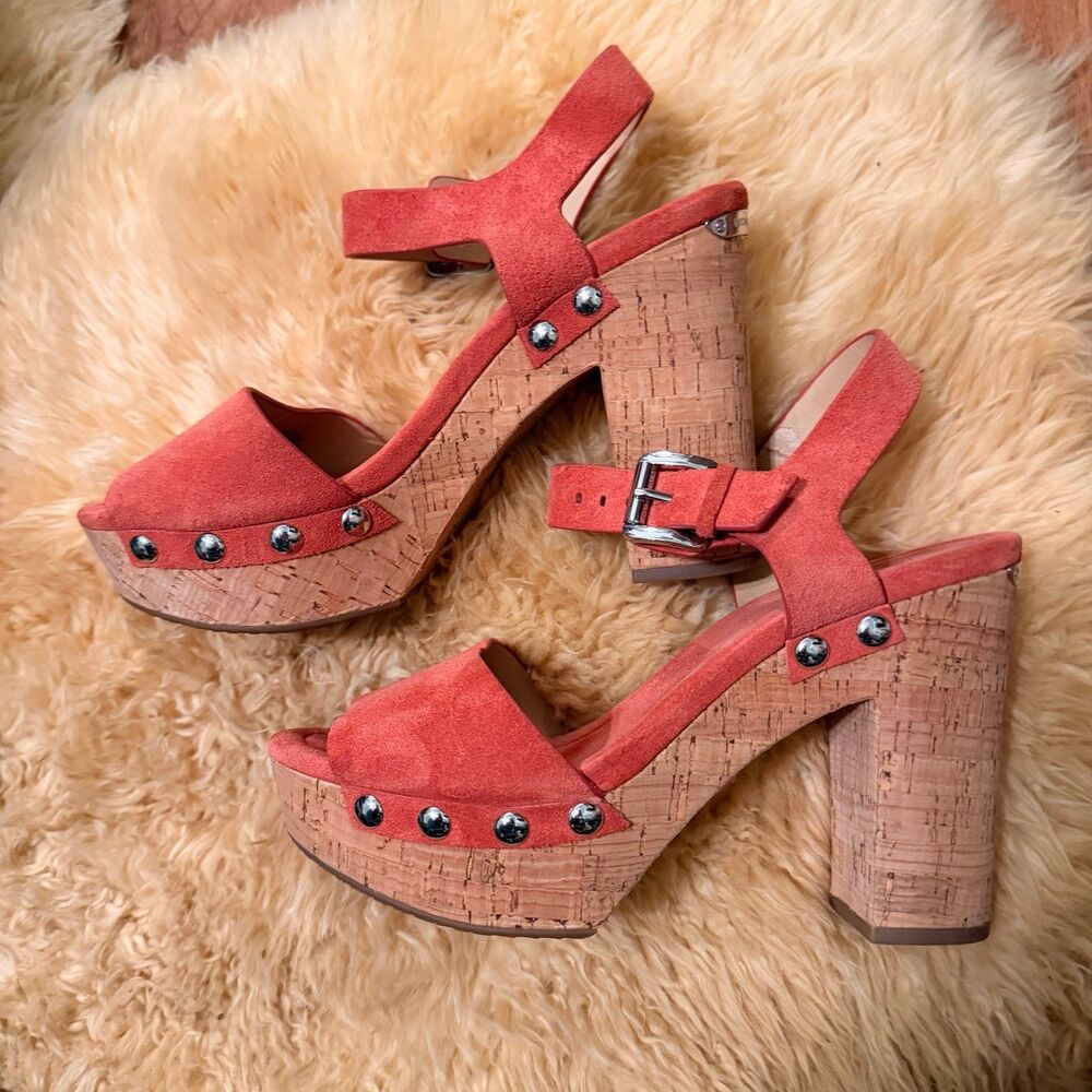 Michael Kors coral summer sandal heel - Picture 1 of 9